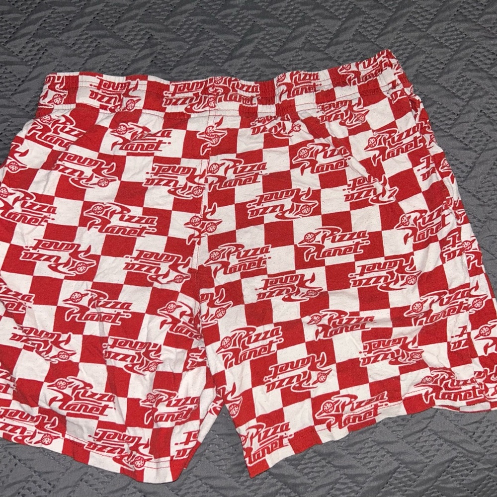 Pizza Planet Women’s or Kids Shorts - Picture 2 of 3
